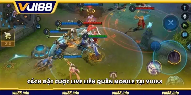 Cách đặt cược live Liên Quân Mobile tại Vui88