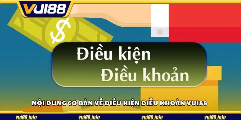 Nội dung cơ bản về điều kiện điều khoản Vui88