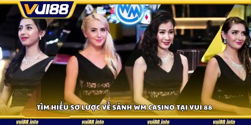 Tìm hiểu sơ lược về sảnh WM Casino tại Vui 88